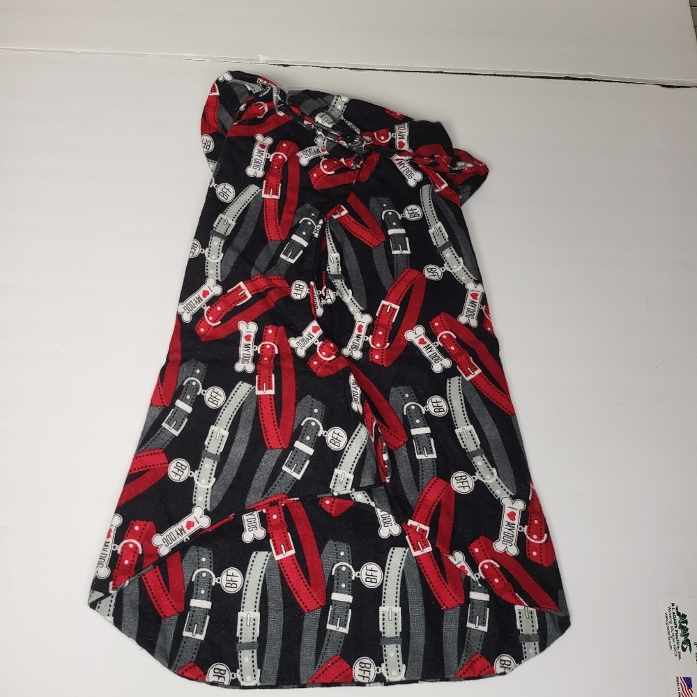 Homemade Medium Collar Pattern Dog Sweater